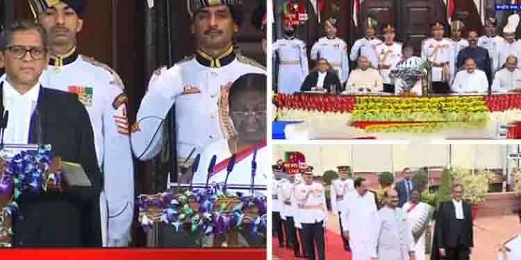 ഇത് ചരിത്ര നിമിഷം ; ദ്രൗപദി മുര്‍മു സത്യപ്രതിജ്ഞ ചെയ്ത് രാഷ്ട്രപതിയായി അധികാരമേറ്റു