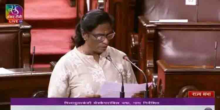 ഇനി പിടി ഉഷ എം പി ; രാജ്യസഭാംഗമായി സത്യപ്രതിജ്ഞ ചെയ്തു ; ഹിന്ദിയിലെ സത്യപ്രതിജ്ഞക്ക് മോദിയുടെ അഭിനന്ദനം