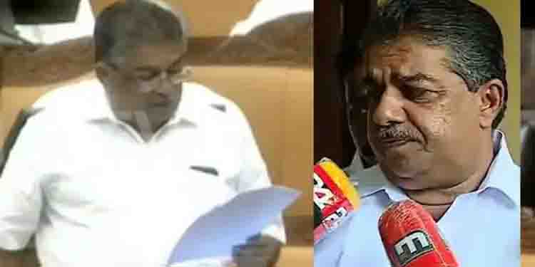നിയമസഭയില്‍ സജി ചെറിയാന് ഇരിപ്പിടം കെകെ ശൈലജക്ക് അടുത്ത് ; വകുപ്പ് തൽക്കാലം മുഖ്യമന്ത്രിക്ക്