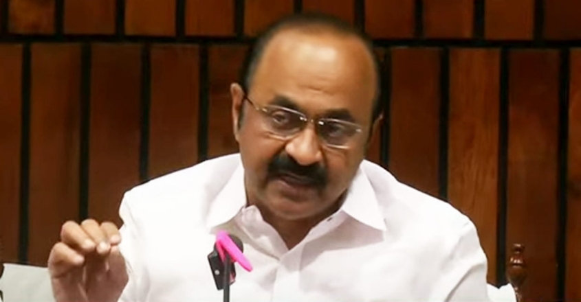 ‘ധൈര്യമുണ്ടെങ്കില്‍ എനിക്കും സുധാകരനും എതിരെ കേസെടുക്കട്ടെ’: വെല്ലുവിളിച്ച് സതീശൻ