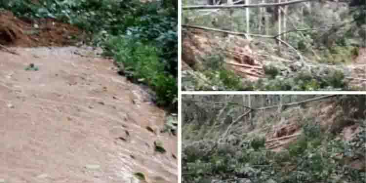 വട്ടവടയില്‍ ഉരുള്‍പൊട്ടല്‍, ആളപായമില്ല ; പഴത്തോട്ടം മേഖല ഒറ്റപ്പെട്ടു