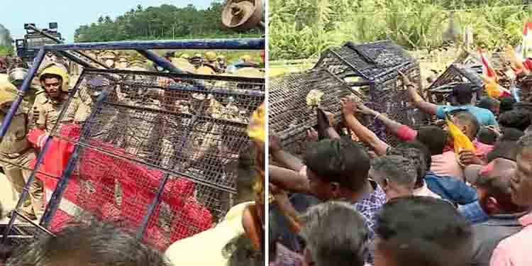 വിഴിഞ്ഞത്ത് സമരം ശക്തം; ബാരിക്കേഡ് തകര്‍ത്ത് പ്രതിഷേധം, പൊലീസുമായി ഉന്തും തള്ളും; സർക്കാർ ചർച്ചയ്ക്ക്