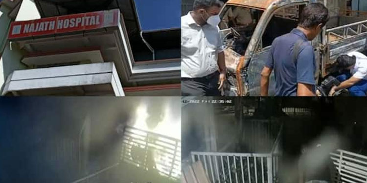 നജാത്ത് ആശുപത്രിയിലെ തീപിടിത്തം: ഓക്സിജൻ പ്ലാന്റിന് തീയിട്ടത് ബോധപൂർവം; പ്രതി ഒളിവിൽ