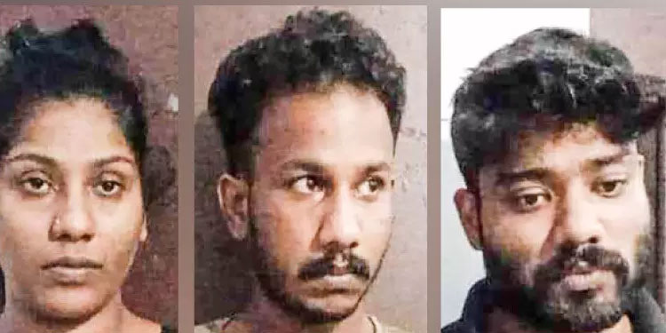 ലഹരിമരുന്ന് നൽകി പണം തട്ടുന്ന യുവതി ഉൾപ്പെടെയുള്ള സംഘം പിടിയിൽ