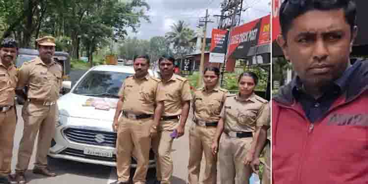 മുത്തങ്ങ ചെക്‌പോസ്റ്റില്‍ കുഴല്‍പ്പണവേട്ട ; കാറില്‍ കടത്തിയ 10 ലക്ഷം രൂപയുമായി കര്‍ണാടക സ്വദേശി പിടിയില്‍