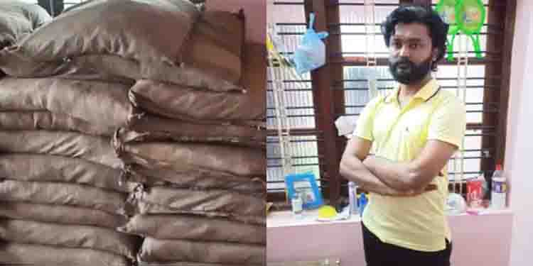 വീട്ടിനകത്ത് ഹാൻസ് കൂമ്പാരം, ആലപ്പുഴയിൽ പിടിച്ചത് 35 ലക്ഷത്തോളം രൂപ വിലവരുന്ന നിരോധിത പുകയില ഉൽപന്നങ്ങൾ