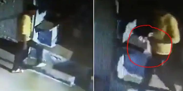 പതുങ്ങിയെത്തും, സ്ത്രീകളുടെ അടിവസ്ത്രവുമായി മുങ്ങും; സിസിടിവിയില് കുടുങ്ങി യുവാവ്