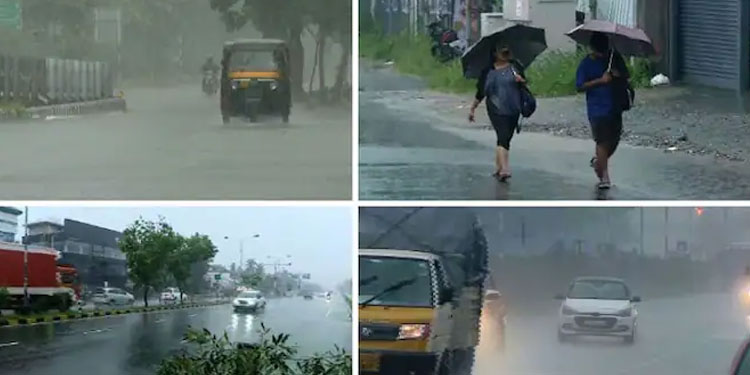 രാത്രി 4 ജില്ലകളിൽ ഇടിയോട് കൂടിയ മഴയ്ക്ക് സാധ്യത, നാളെ 3 ജില്ലകളിൽ അതിശക്ത മഴ മുന്നറിയിപ്പ്