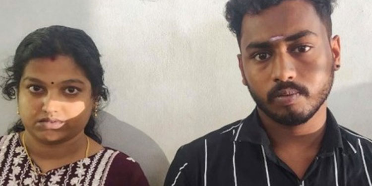 നാലുമാസമായ കുഞ്ഞിനെ ഉപേക്ഷിച്ച് കടന്ന യുവതിയും കാമുകനും അറസ്റ്റിൽ