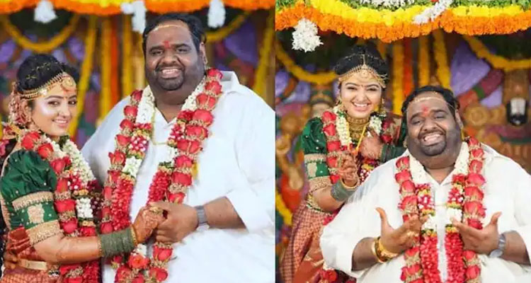 പ്രണയസാഫല്യം; നടി മഹാലക്ഷ്മിയും നിർമാതാവ് രവീന്ദർ ചന്ദ്രശേഖരനും വിവാഹിതരായി