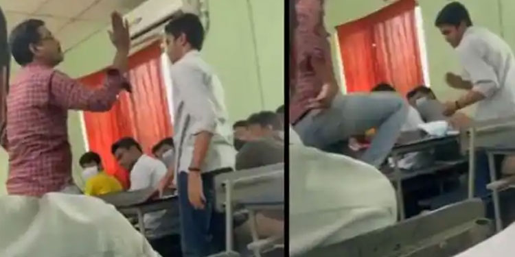 വിദ്യാർത്ഥിയോട് ക്രൂരത കാണിച്ച അധ്യാപകന് സസ്പെൻഷൻ; ആന്ധ്രയിൽ പ്രതിഷേധം ഫലം കണ്ടു