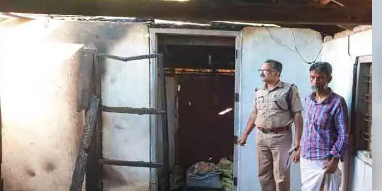 പെൺകുട്ടിയെ പീഡിപ്പിച്ചയാൾ അറസ്റ്റിൽ; പിന്നാലെ പ്രതിയുടെ വീടിന് തീയിട്ടു