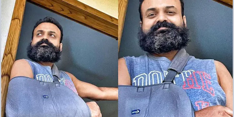 കുഞ്ചാക്കോ ബോബന്റെ കൈക്ക് പരുക്കേറ്റു
