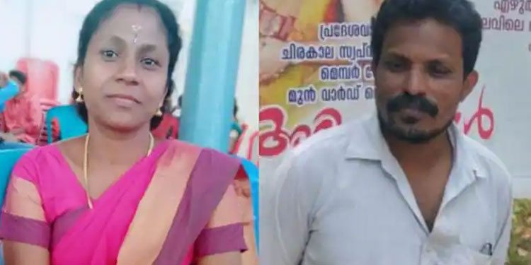 ഒറ്റപ്പാലത്ത് ഭാര്യയെ ഭർത്താവ് കൊന്നത് പുലർച്ചെ വെള്ളം കുടിക്കാൻ എഴുന്നേറ്റപ്പോൾ,പ്രകോപനം അന്വേഷിച്ച് പൊലീസ്