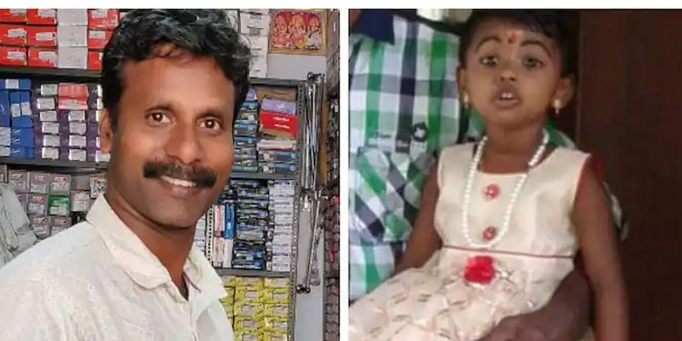 അഞ്ചുവയസുകാരി മകള്‍ക്കൊപ്പം പുഴയില്‍ ചാടി, അച്ഛന്‍റെ മൃതദേഹം കിട്ടി, കുട്ടിക്കായി തെരച്ചില്‍