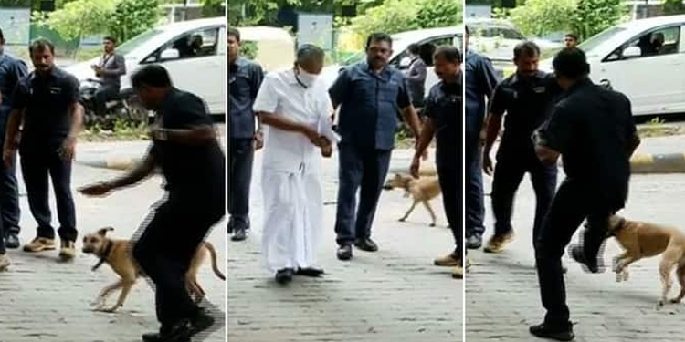 മുഖ്യമന്ത്രിയുടെ അടുത്തെത്തിയ തെരുവ് നായയെ ആട്ടിയോടിച്ച് സുരക്ഷാ ഉദ്യോഗസ്ഥർ; സംഭവം ദില്ലിയിൽ