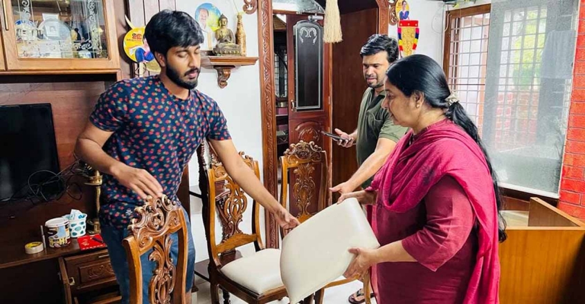 പൊലീസ് പൊക്കി എന്ന് പറയുന്ന മകൻ വീട് വൃത്തിയാക്കുന്നു: ഉമ തോമസ്