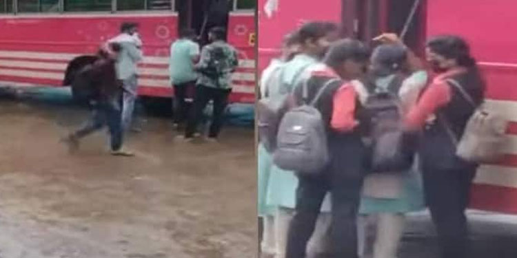 വിദ്യാർത്ഥികളെ മഴയത്ത് നിർത്തിയിട്ടില്ലെന്ന് സിഗ്മ ബസ് ഡ്രൈവർ; പിഴ ചുമത്തി ആർടിഒ