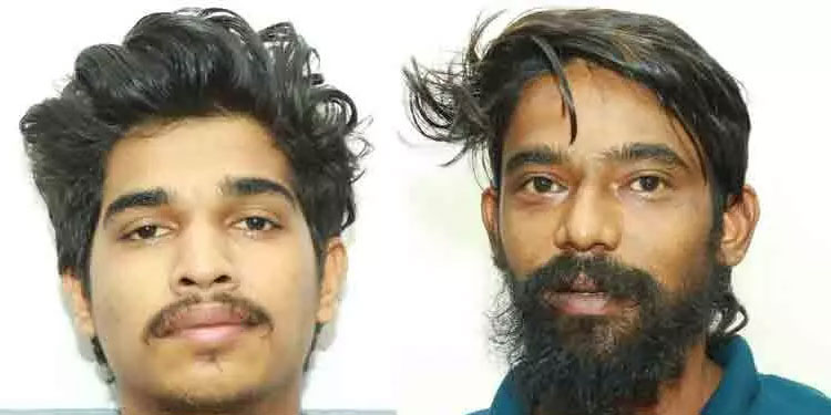 മീൻവണ്ടിയിൽ ഒ​ളിപ്പിച്ച 155 കി. ഗ്രാം കഞ്ചാവുമായി രണ്ടു പേര്‍ പിടിയിൽ