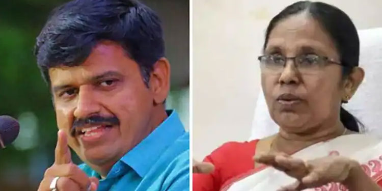 ‘ശൈലജയുടെ മകന്റേത് ബന്ധുനിയമനം’, കോടതിയുത്തരവുണ്ടായിട്ടും അന്വേഷണമില്ലെന്ന് സന്ദീപ് വാര്യർ
