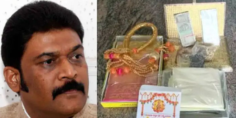 1 ലക്ഷം രൂപ , 18 പവന്‍ സ്വര്‍ണം , 1 കിലോ വെള്ളി, വസ്ത്രം; വിവാദകുരുക്കില്‍ കര്‍ണാടക മന്ത്രിയുടെ ദീപാവലി സമ്മാനം