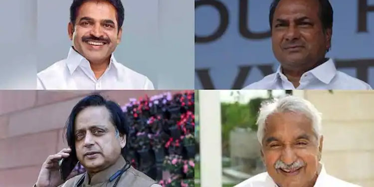 കോണ്‍ഗ്രസിൽ പുതിയ സ്റ്റിയറിംഗ് കമ്മിറ്റി: തരൂരില്ല, ആൻ്റണിയും ഉമ്മൻ ചാണ്ടിയും കെ.സിയും സമിതിയിൽ