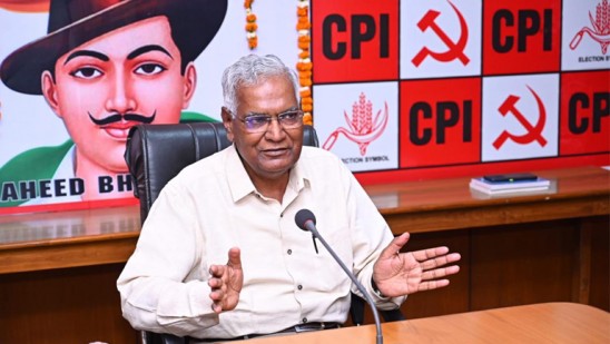 ഡി രാജ സിപിഐ ജനറൽ സെക്രട്ടറിയായി തുടരും