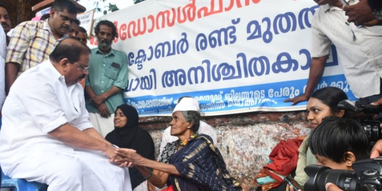 ‘എന്‍ഡോസള്‍ഫാന്‍ ഇരകളോട് കടുത്ത അനീതി’; ദയാബായിയെ സന്ദർശിച്ച് സുധാകരൻ