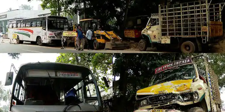 കോഴിക്കോട് ബസ് അപകടം: അപകടകാരണം കെഎസ്ആർടിസി ഡ്രൈവറുടെ അശ്രദ്ധ, മനഃപൂർവമല്ലാത്ത നരഹത്യ ചുമത്തി