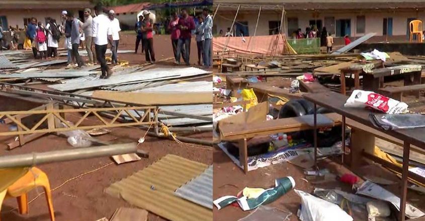 പന്തല്‍ തകര്‍ന്ന സംഭവം ; 30‌ വിദ്യാര്‍ഥികള്‍ക്ക് പരുക്ക്, 7 പേർക്ക് ഗുരുതരം