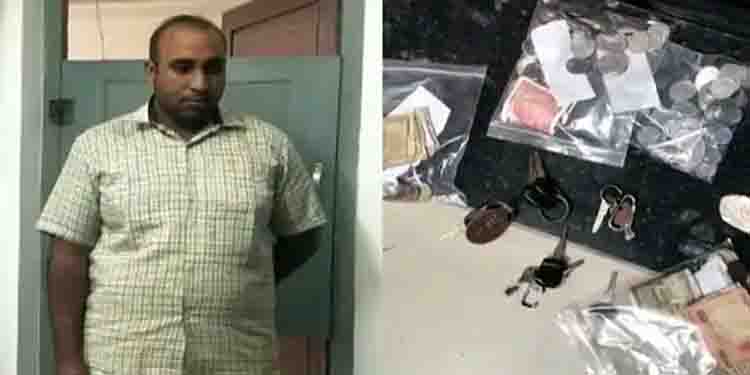 ക്ഷേത്രങ്ങള്‍ കേന്ദ്രീകരിച്ച് മോഷണം; ഒരു ദിവസം തന്നെ കയറിയത് അഞ്ച് ക്ഷേത്രങ്ങളില്‍, അറസ്റ്റ്