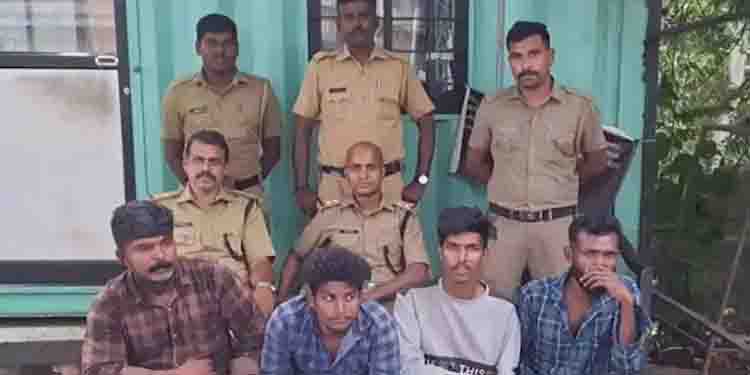 സ്വകാര്യ ബസിൽ കഞ്ചാവ് കടത്തിയ മൂന്ന് യുവാക്കൾ പിടിയിൽ