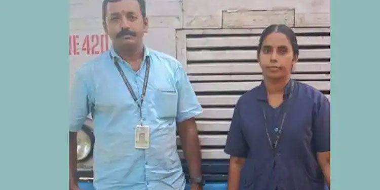 അപകടത്തില്‍പ്പെട്ട ഭര്‍ത്താവിനെ കാണാന്‍പോയ യുവതി കുഴഞ്ഞുവീണു, നിമിഷനേരംകൊണ്ട് ബസ് ‘ആംബുലന്‍സായി’