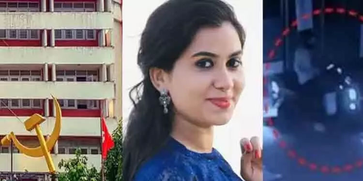 എ.കെ.ജി സെൻറർ ആക്രമണം: നാലാം പ്രതി നവ്യക്ക് മുൻ‌കൂർ ജാമ്യം
