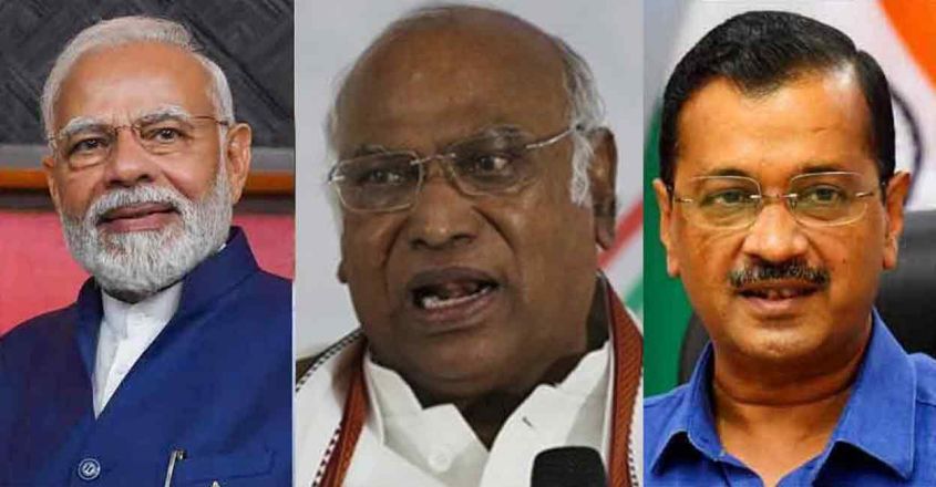 കോണ്‍ഗ്രസ് ഭരണത്തിൽ ഭീകരത വളര്‍ന്നെന്ന് പ്രധാനമന്ത്രി; മോദി നുണകളുടെ സര്‍ദാർ: ഖർഗെ