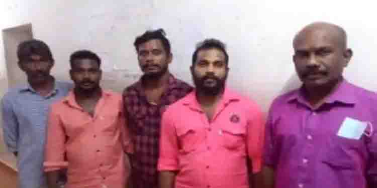 മത്സ്യബന്ധനത്തിനിടെ യുവാവ് ഷോക്കേറ്റ് മരിച്ച സംഭവം; അഞ്ച് പേര്‍ പിടിയില്‍
