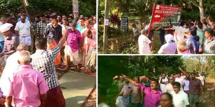 എയ്ഞ്ചൽവാലി ബഫർ സോൺ പ്രതിഷേധം: പഞ്ചായത്ത് അംഗങ്ങളടക്കം 100 പേർക്കെതിരെ പൊലീസ് കേസ്, നടപടി വനംവകുപ്പ് പരാതിയിൽ