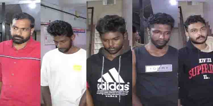 ലോഡ്ജ് കേന്ദ്രീകരിച്ച് കഞ്ചാവ് വില്‍പ്പന, വിദ്യാര്‍ത്ഥികളടക്കം ഇരകള്‍; കൊല്ലത്ത് ആറംഗ സംഘം പിടിയില്‍