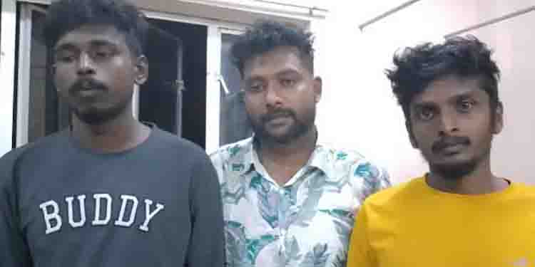 വീട് വാടകയ്ക്ക് എടുത്ത് കഞ്ചാവ് വില്‍പന; ഒരു ലക്ഷം വിലവരുന്ന കഞ്ചാവുമായി മൂന്ന് യുവാക്കള്‍ പിടിയില്‍