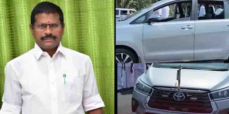 പട്ടാപ്പകല്‍ മുന്‍മന്ത്രിയുടെ വാഹനം ആക്രമിച്ച് സ്ഥാനാര്‍ത്ഥിയെ തട്ടിക്കൊണ്ടുപോയി
