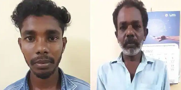 ഭർത്താവുമായുള്ള വഴക്കിനിടെ ഭാര്യയെ മർദ്ദിച്ചു, ആശുപ്രതിയിലായി; അയൽക്കാരായ അച്ഛനും മകനും അറസ്റ്റിൽ