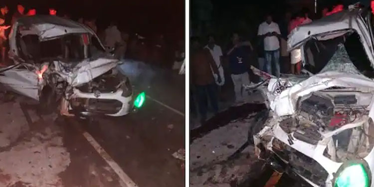 കാസർകോട് കാറും ലോറിയും കൂട്ടിയിടിച്ച് അപകടം; മൂന്ന് യുവാക്കൾ മരിച്ചു
