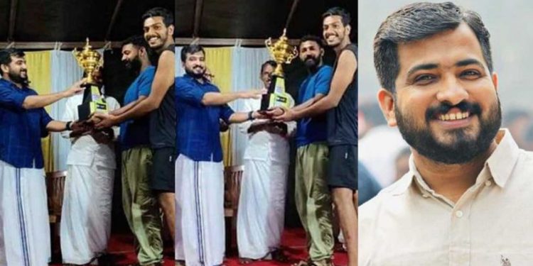 ‘ട്രോഫി നല്‍കിയത് അലങ്കോലമാകാതിരിക്കാന്‍’: വിശദീകരണവുമായി ഡിവൈഎഫ്ഐ നേതാവ് ഷാജര്‍