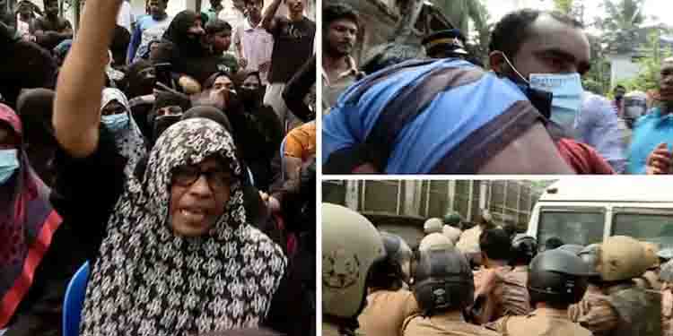 കോതിയിലെ മാലിന്യ പ്ലാന്‍റ് : കോർപറേഷൻ വളഞ്ഞ് സമരം,പിന്തുണ നൽകി യുഡിഎഫ്