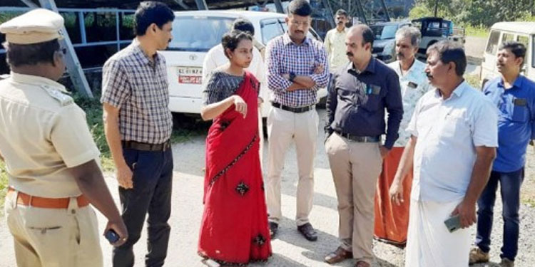 അയ്യങ്കുന്നിലെ ചുകപ്പടയാളങ്ങൾ; ഉന്നത സംഘം പരിശോധിച്ചു