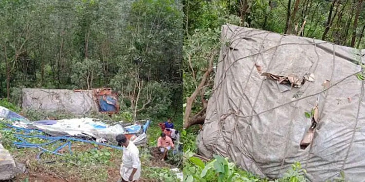 വയനാട് ചുരത്തിൽ മറിഞ്ഞത് മാഹിയിലേക്ക് മദ്യവുമായി പോയ ലോറി; മദ്യകുപ്പികള്‍ നശിച്ചു