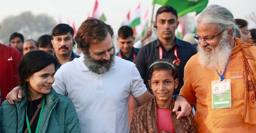 ‘വെറുപ്പിന്റെ വിപണിയിൽ സ്നേഹത്തിന്റെ കട തുറക്കുകയാണ് ഭാരത് ജോഡോ യാത്ര’