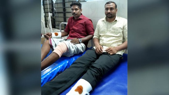 തൃശൂർ കോർപ്പറേഷൻ കൗൺസിലിൽ കോൺഗ്രസ്‌ അക്രമം: 2 എൽഡിഎഫ്‌ കൗൺസിലർമാർക്ക്‌ പരിക്ക്‌