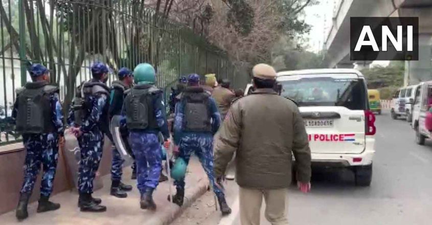 ഡോക്യുമെന്ററി പ്രദർശനം: ജാമിയ മിലിയ വിദ്യാർഥി നേതാക്കൾ തടവിൽ; വൻ പൊലീസ് സന്നാഹം