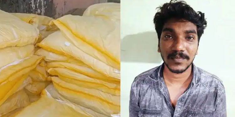 കൊല്ലത്ത് സവാള ചാക്കിനടയില്‍ ഒളിപ്പിച്ച നിലയില്‍ ഒന്നേകാല്‍ ലക്ഷം പാക്കറ്റ് പാന്‍മസാല; ഒരാള്‍ അറസ്റ്റില്‍